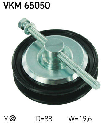 Rolka napinacza, pasek klinowy VKM 65050 SKF